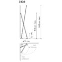 Vibia Sticks 2X 205 floor lamp