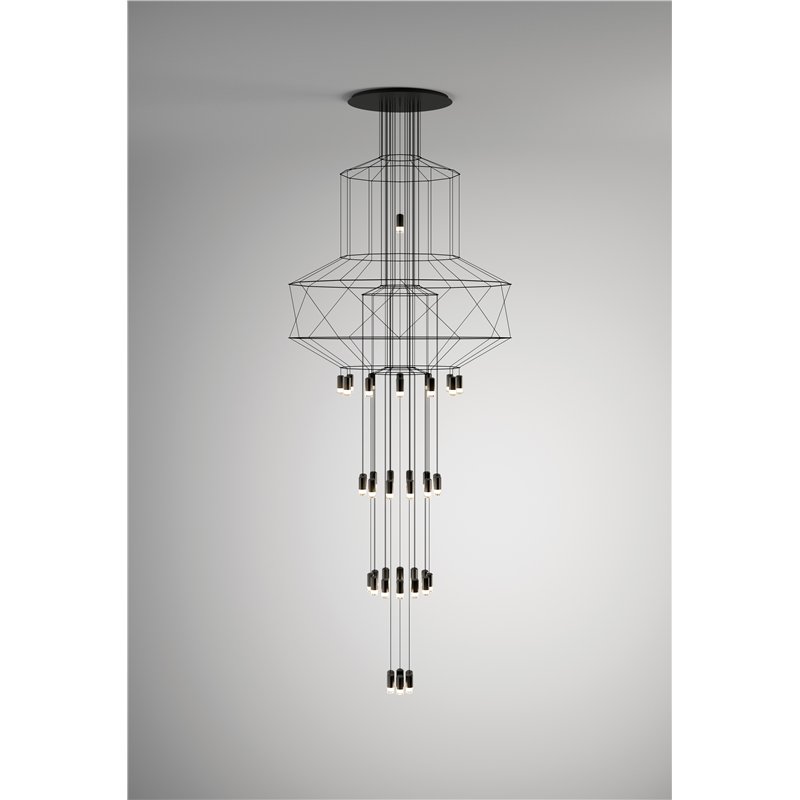 Vibia Wireflow Chandelier 396 suspension lamp