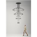 Vibia Wireflow Chandelier 396 - 0375 suspension lamp