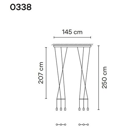 Vibia Wireflow Lineal 6B suspension lamp