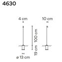Vibia Brisa 100 Recessed garden lamp