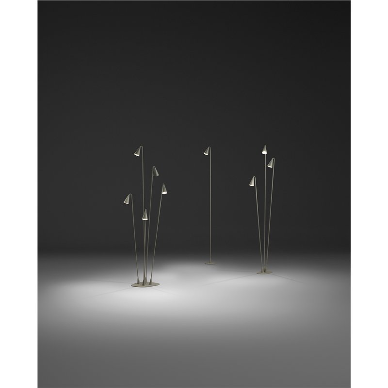 Vibia Brisa Triple 99,5 Recessed garden lamp