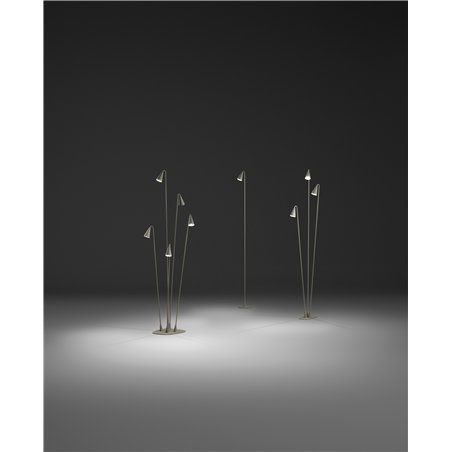 Vibia Brisa Triple 99,5 Recessed garden lamp