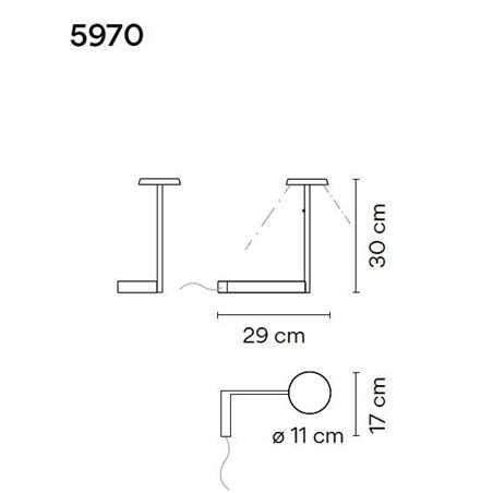 Vibia Flat 30 table lamp