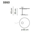 Vibia Flat Double 43 floor lamp