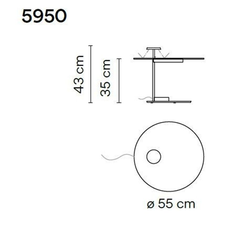 Vibia Flat Double 43 floor lamp