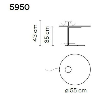 Vibia Flat Double 43 floor lamp