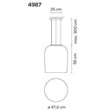 Vibia Ghost suspension lamp