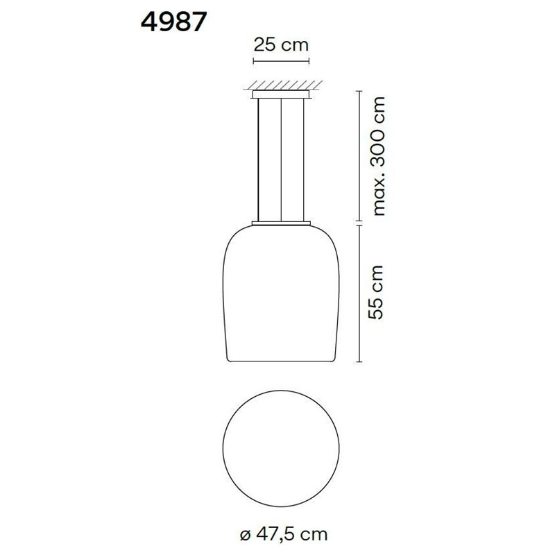 Vibia Ghost suspension lamp