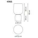 Vibia Ghost 92 table lamp