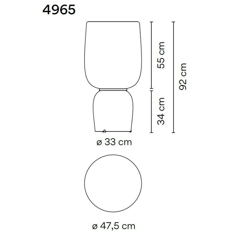 Vibia Ghost 92 table lamp