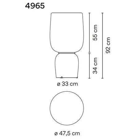 Vibia Ghost 92 table lamp