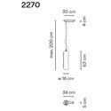 Vibia Guise 1X suspension lamp