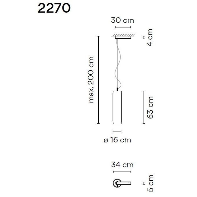 Vibia Guise 1X suspension lamp