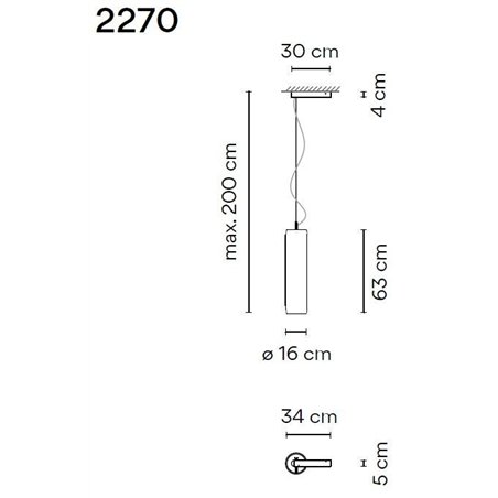 Vibia Guise 1X suspension lamp