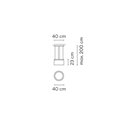 Vibia Guise 23X40 Sensor suspension lamp
