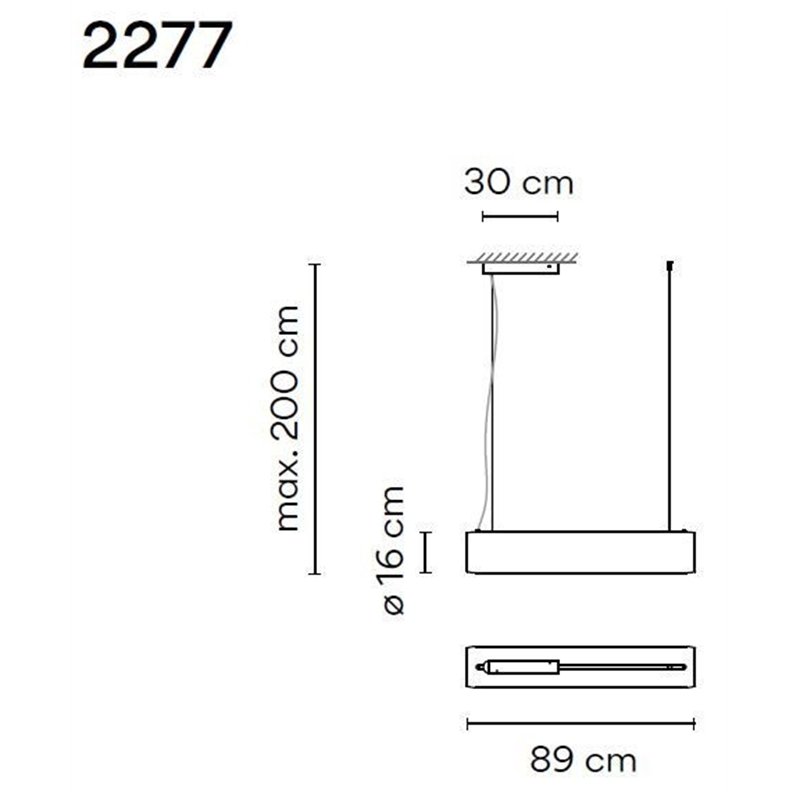 Vibia Guise 89 suspension lamp