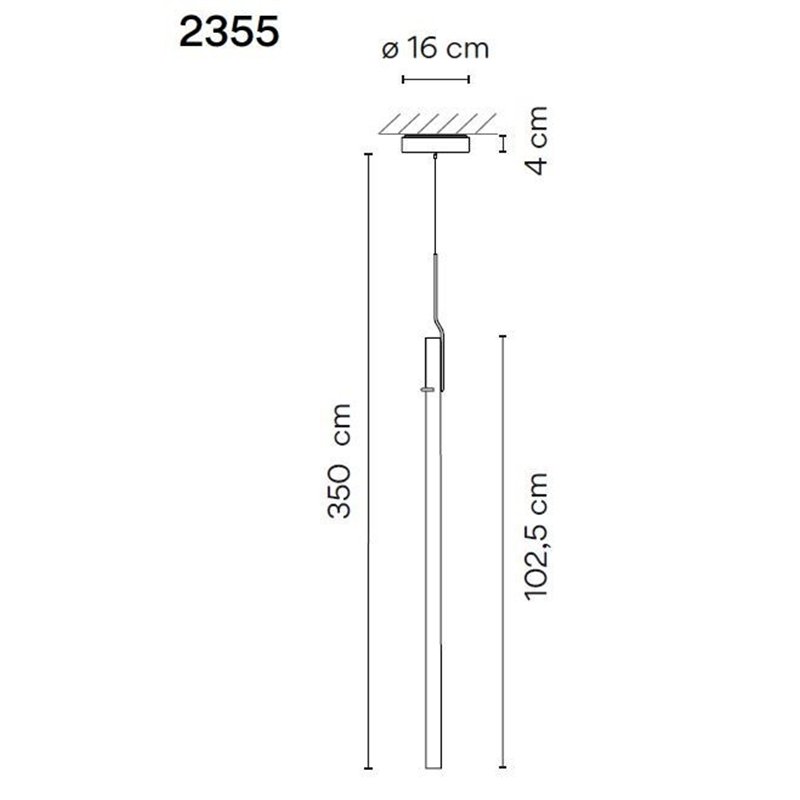Vibia Halo Jewel 1X suspension lamp