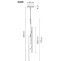 Vibia Halo Jewel 3X suspension lamp
