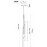 Vibia Halo Jewel 3X suspension lamp