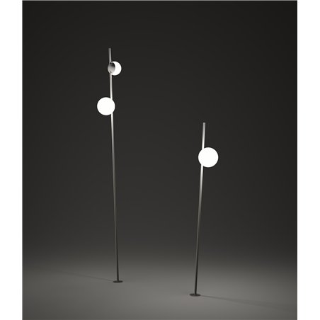 Vibia June 1X 80 Recessed garden lamp