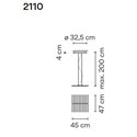 Vibia Rhythm Horizontal 10X 47 suspension lamp