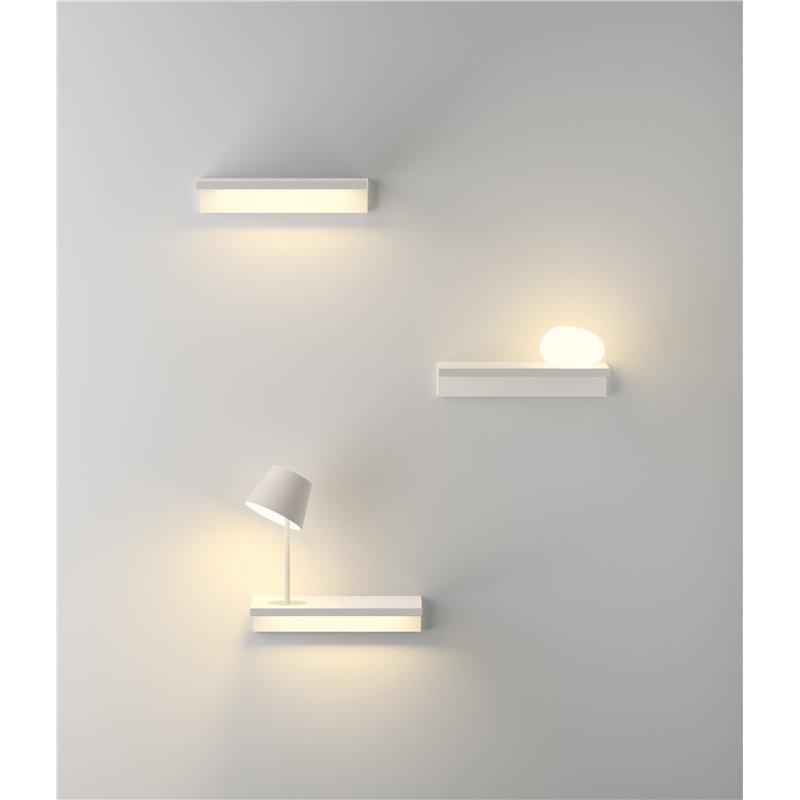 Vibia Suite 16 Right Glass Diffuser wall lamp