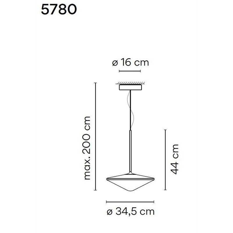 Vibia Tempo 34,5 suspension lamp