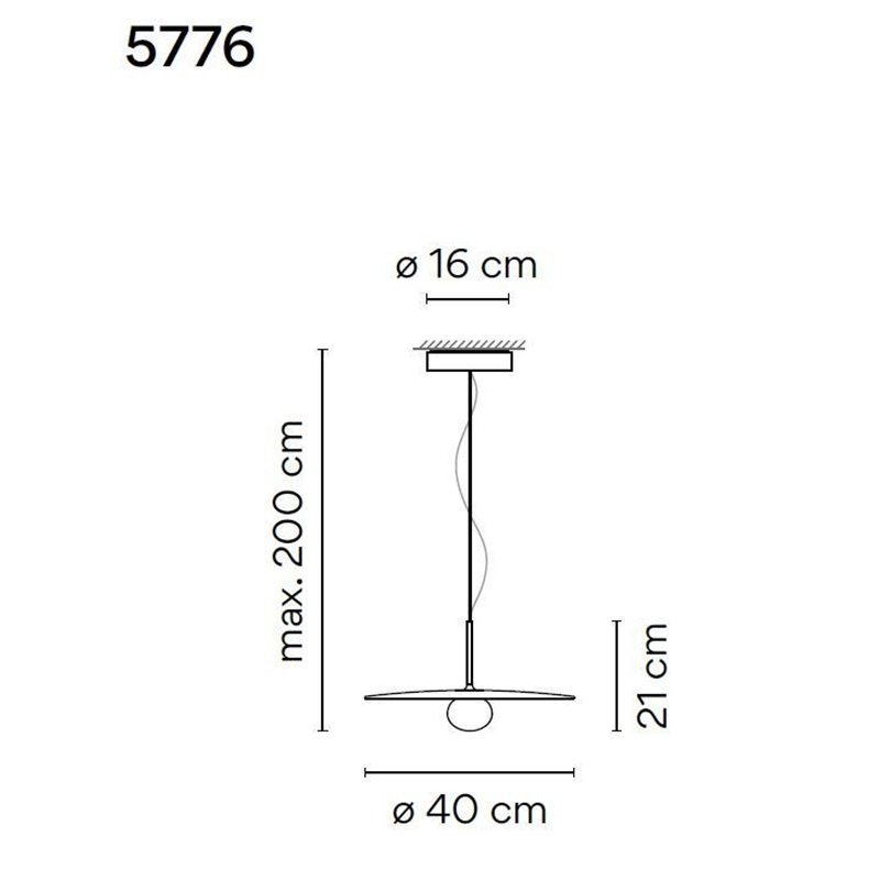 Vibia Tempo 40 suspension lamp