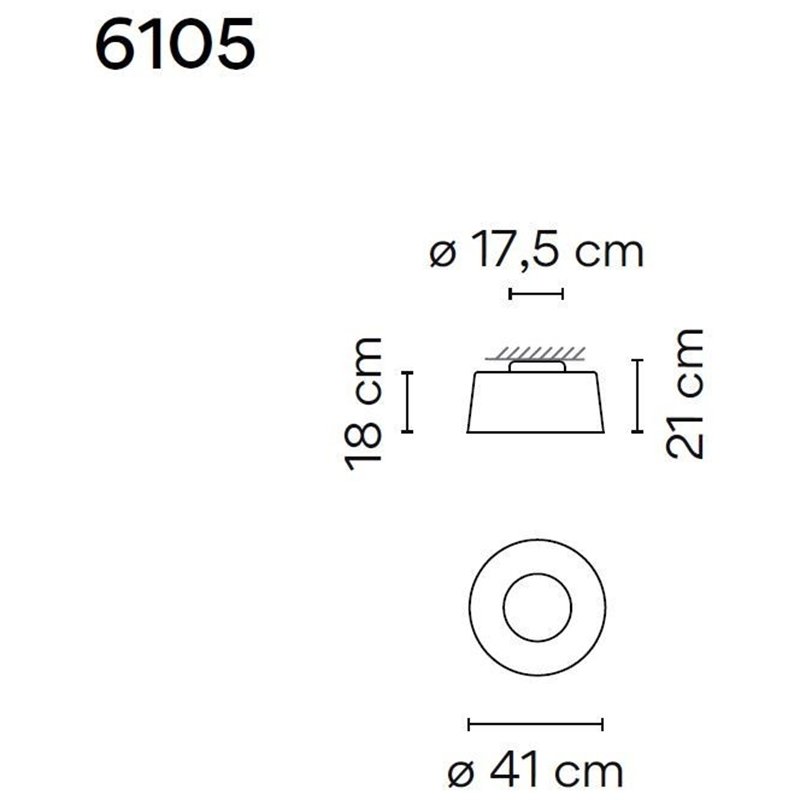 Vibia Tube 41 ceiling lamp