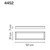 Vibia Up 121 ceiling lamp