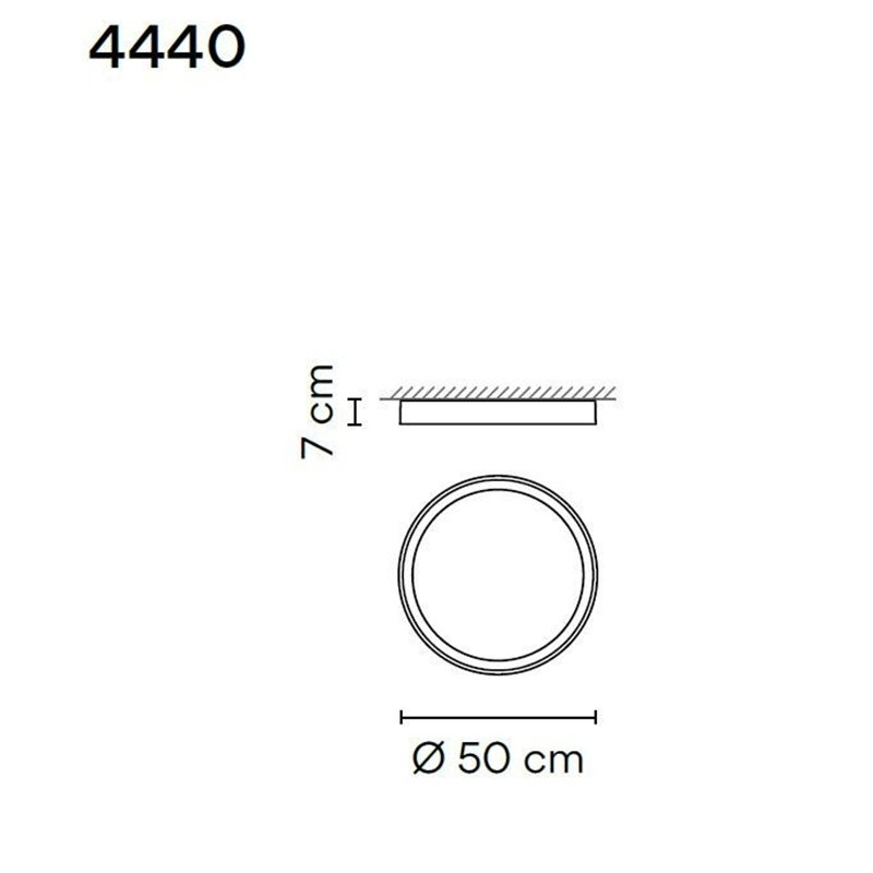Vibia Up 50 ceiling lamp