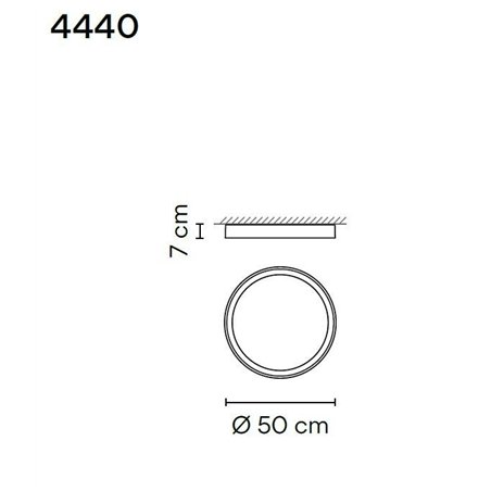 Vibia Up 50 ceiling lamp