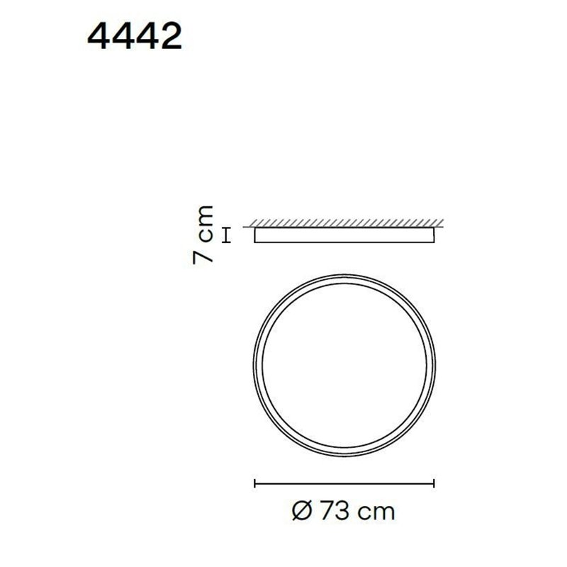Vibia Up 73 ceiling lamp