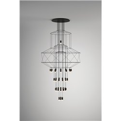 Vibia Wireflow Chandelier 307 suspension lamp