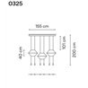 Vibia Wireflow Lineal 6A suspension lamp