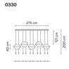 Vibia Wireflow Lineal 10A suspension lamp