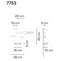 Vibia Set 18 4X wall lamp