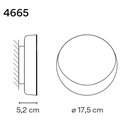 Vibia Dots B wall lamp