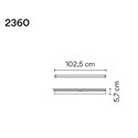 Vibia Halo Wall 1X wall lamp