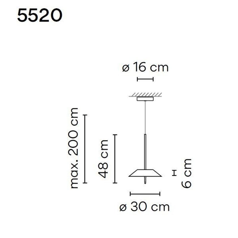 Vibia Mayfair 30 A suspension lamp