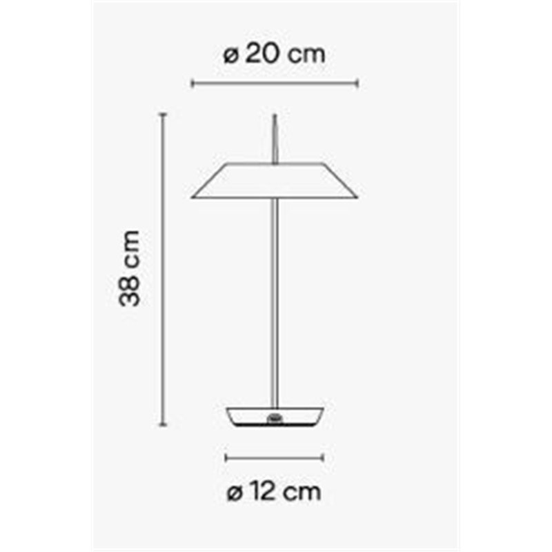 Vibia Mayfair Mini Portable - 5495 Tischlampe