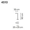 Vibia Palo Alto 90 garden lamp