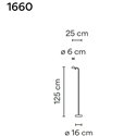 Vibia Pin floor lamp