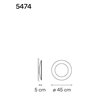 Vibia Puck Wall Art Ring 45 wall lamp