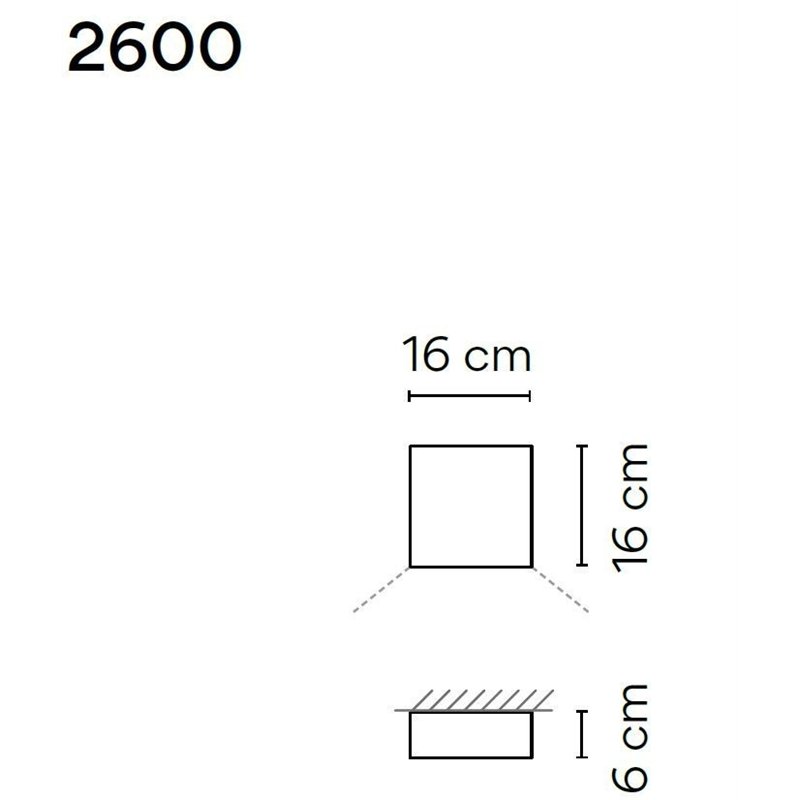 Vibia Structural 1X wall lamp