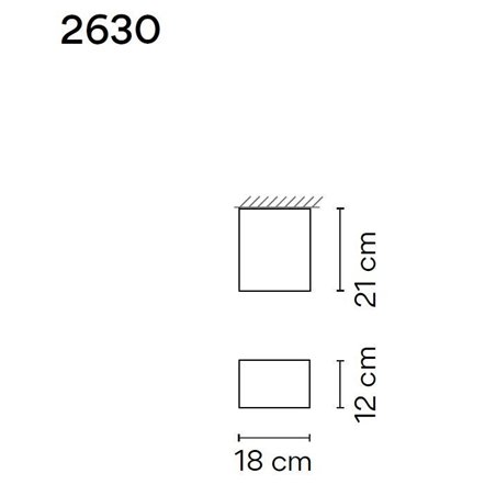 Vibia Structural 1X18 ceiling lamp