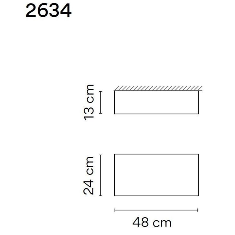 Vibia Structural 1X48 ceiling lamp