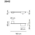 Vibia Structural 2X Extended 160 ceiling lamp