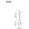 Vibia Suite 133 Glass Diffuser floor lamp